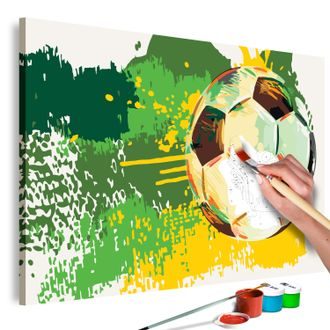 Obraz malování podle čísel fotbalový míč - Football Emotions