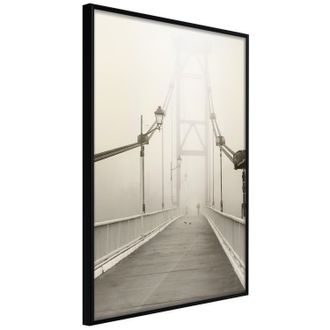 Poster - Bridge Disappearing into Fog