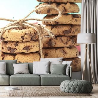 WALL MURAL AMERICAN COOKIES - WALLPAPERS FOOD AND DRINKS - WALLPAPERS