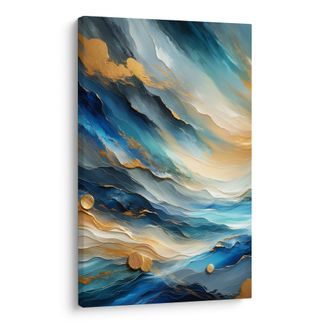 OBRAZ PROUDĚNÍ BAREV - OBRAZY ABSTRAKTNÍ TVARY - OBRAZY