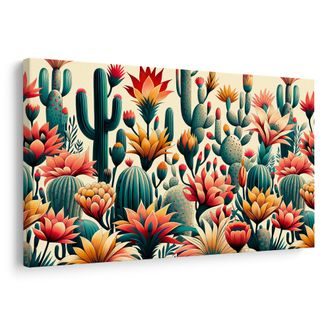 OBRAZ KVETOUCÍ KAKTUSY - OBRAZY KVĚTŮ - OBRAZY