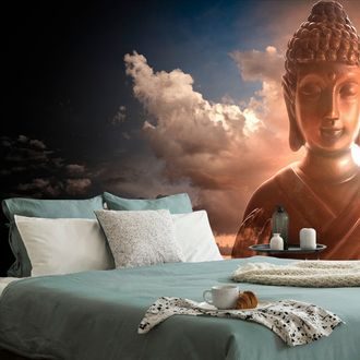 TAPET BUDDHA ÎNTRE NORI - TAPET FENG SHUI - TAPETURI