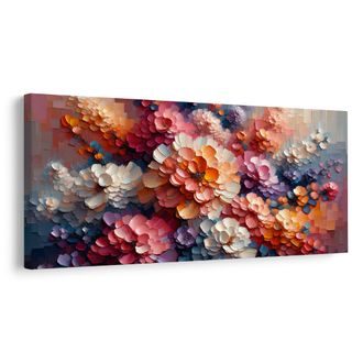 OBRAZ ŽIVÉ BARVY KVĚTIN - OBRAZY KVĚTŮ - OBRAZY