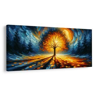 OBRAZ STROM ŽIVOTA V MAGICKÉM SVĚTLE - OBRAZY STROMY ŽIVOTA - OBRAZY