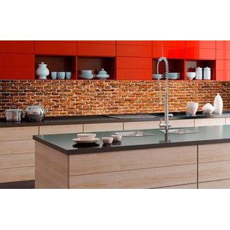 SELF ADHESIVE PHOTO WALLPAPER FOR KITCHEN IMITATION OF BRICKS - WALLPAPERS