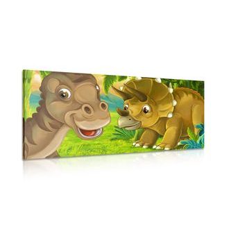 OBRAZ VESELÉ DINOSAUŘI - DĚTSKÉ OBRAZY - OBRAZY