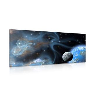 CANVAS PRINT ENDLESS GALAXY - PICTURES OF SPACE AND STARS - PICTURES