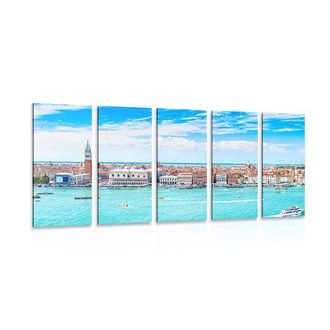 5-PIECE CANVAS PRINT VIEW OF VENICE - PICTURES OF CITIES - PICTURES