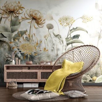 TAPETE BLUMEN IN DER NATUR - TAPETEN - 🔥 TOTALAUSVERKAUF 🔥