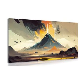 WANDBILD AKTIVER VULKAN - BILDER VON BERGEN - BILDER