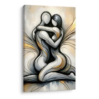 OBRAZ ABSTRAKTNÍ OBJETÍ V HARMONII - OBRAZY LÁSKA - OBRAZY