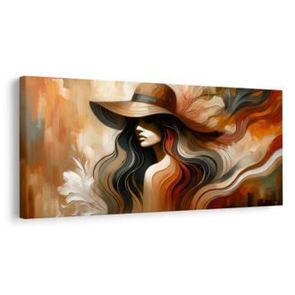 CANVAS SCHILDERIJ ELEGANTE VROUW - SCHILDERIJEN - MEGA UITVERKOOP TOT 70% 🔥