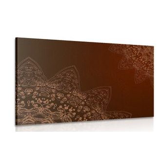 KÉP MODERN MANDALA ELEMEK BARNA ÁRNYALATOKBAN - KÉPEK - 🔥 TELJES KIÁRUSÍTÁS