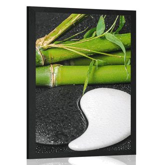 PLAKÁT KAMENY VE TVARU JIN A JANG - FENG SHUI - PLAKÁTY