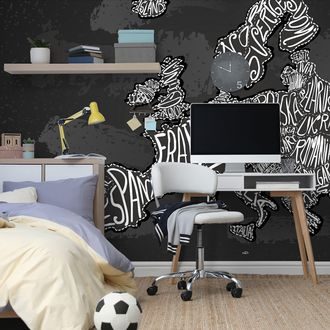 SAMOLEPÍCÍ TAPETA MODERNÍ MAPA EVROPY - SAMOLEPÍCÍ TAPETY - TAPETY