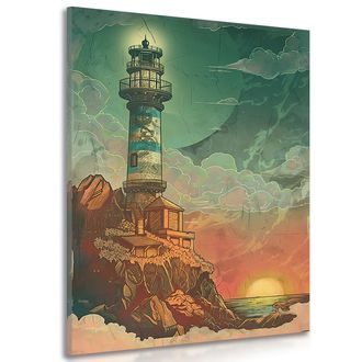 TABLEAU SUR TOILE – PHARE FÉERIQUE - DÉFI DOVIDO - TABLEAUX