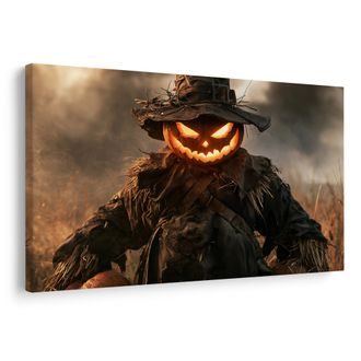 OBRAZ DĚSIVÝ DÝŇOVÝ STRAŠÁK ZA SOUMRAKU - HALLOWEENSKÉ A HOROROVÉ OBRAZY - OBRAZY
