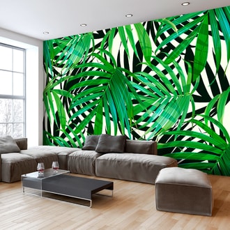 FOTOTAPET - TROPICAL LEAVES - TAPETURI - 🔥 REDUCERE TOTALÃ 🔥