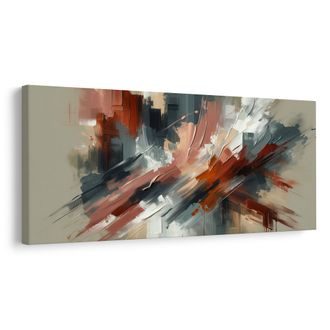 WANDBILD DYNAMISCHE KRAFT DER KONTRASTE - WANDBILDER ABSTRAKTE FORMEN - BILDER