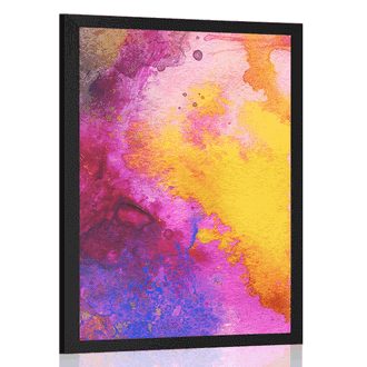 POSTER FASHIONABLE FEMALE PORTRAIT - ABSTRACT AND PATTERNED - POSTERS