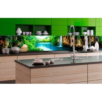 Self adhesive photo wallpaper for kitchen relax in nature