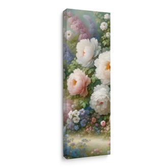 WANDBILD BLUMENHARMONIE IN PASTELLFARBEN - BILDER BLUMEN - BILDER