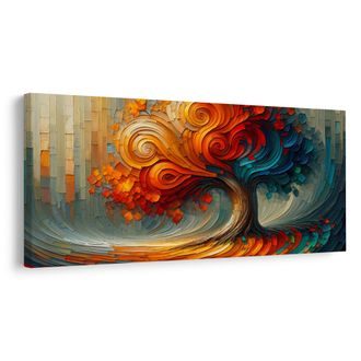 OBRAZ PODZIMNÍ STROM ŽIVOTA V POHYBU - OBRAZY STROMY ŽIVOTA - OBRAZY