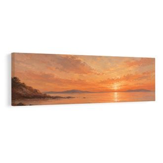 OBRAZ ZLATÉ NEBE NAD POBŘEŽÍM - PICTURES OF SUNRISE AND SUNSET - PICTURES
