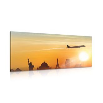 OBRAZ CESTA KOLEM SVĚTA - OBRAZY MĚSTA - OBRAZY