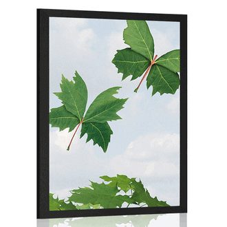 POSTER LEAVES IN THE WIND - NATURE - POSTERS