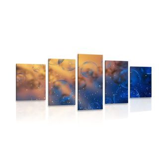 5-DÍLNÝ OBRAZ KOUZELNÉ BUBLINY - ABSTRAKTNÍ OBRAZY - OBRAZY