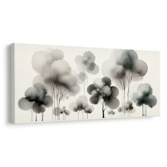 OBRAZ STROM ŽIVOTA V ŠEDÝCH TÓNECH - OBRAZY STROMY ŽIVOTA - OBRAZY
