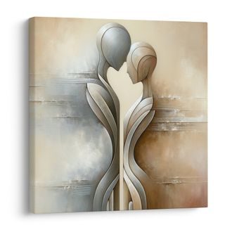 WANDBILD GEMEINSAMER WEG DER SEELEN - BILDER MIT LIEBESMOTIVEN - BILDER