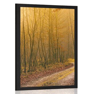 AFFICHE CHEMIN VERS LA FORÊT - NATURE - AFFICHES