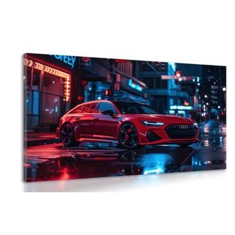FOTO OP CANVAS RODE AUDI - RS6 LEGACY EDITION - SCHILDERIJEN - MEGA UITVERKOOP TOT 70% 🔥