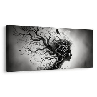 OBRAZ STROM ŽIVOTA V ŽENSKÉ SILUETĚ - OBRAZY STROMY ŽIVOTA - PICTURES