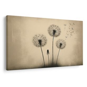 CANVAS SCHILDERIJ STILLE SCHOONHEID VAN PAARDENBLOEMEN - SCHILDERIJEN - MEGA UITVERKOOP TOT 70% 🔥