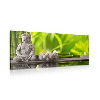 OBRAZ HARMONICKÝ BUDHA - OBRAZY FENG SHUI - OBRAZY