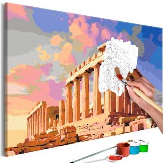 Picture painting by numbers acropolis