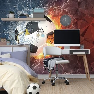 SELF ADHESIVE WALLPAPER SOCCER BALL - SELF-ADHESIVE WALLPAPERS - WALLPAPERS