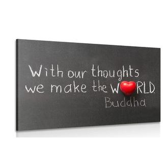 OBRAZ BUDDHŮ CITÁT - OBRAZY S CITÁTY A NÁPISY - OBRAZY