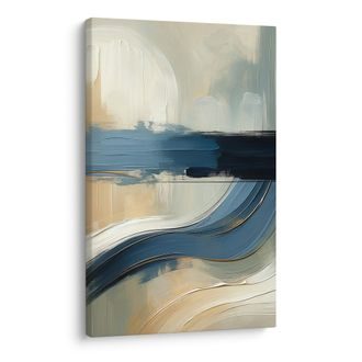 КАРТИНА НА ПЛАТНО – ПОТОК НА СПОКОЙСТВИЕТО - КАРТИНИ - 🔥 ТОТАЛНА РАЗПРОДАЖБА