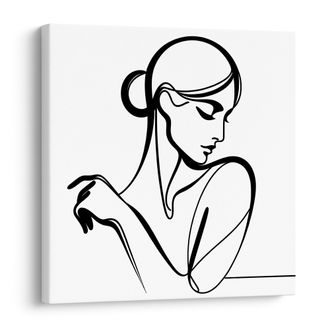 OBRAZ TAJEMNÁ ŽENSKÁ LINIE - OBRAZY ŽENY - OBRAZY