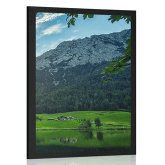 AFFICHE LA VIE À LA MONTAGNE - NATURE - AFFICHES