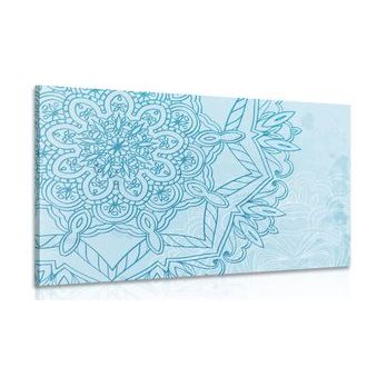 OBRAZ MANDALA V ZIMNÍM MOTIVU - OBRAZY FENG SHUI - OBRAZY