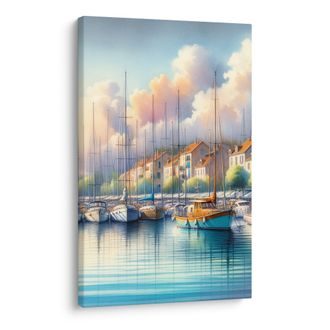 SLIKA JEDRILICE NA JUTARNJEM SVJETLU - SLIKE MORE I PLAŽA - SLIKE