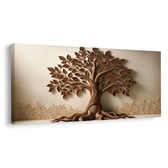 OBRAZ STROM ŽIVOTA V PŘÍRODNÍCH TÓNECH - OBRAZY STROMY ŽIVOTA - OBRAZY