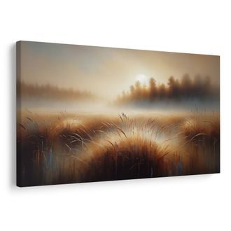 OBRAZ MLHAVÉ RÁNO - OBRAZY VÝCHOD A ZÁPAD SLUNCE - OBRAZY