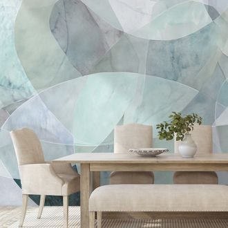 TAPETA AKVARELNI PASTELNI OBLICI - APSTRAKTNE TAPETE - TAPETE