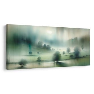 OBRAZ MLHA NAD LOUKOU - OBRAZY POLE A LOUKY - OBRAZY